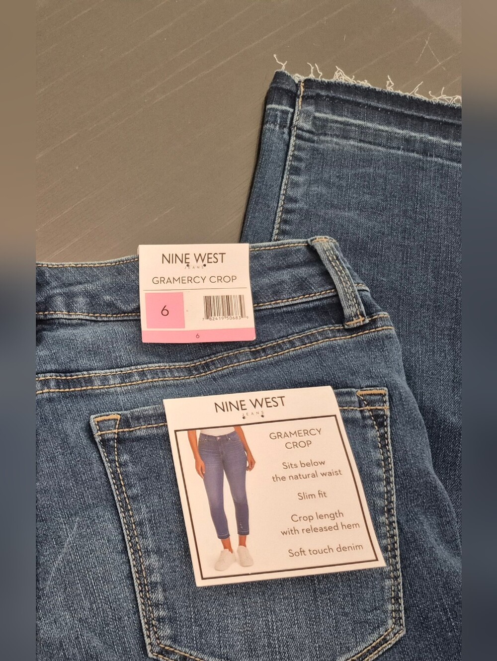 Nine West-Denim Blue Straight leg Jeans. NWT!